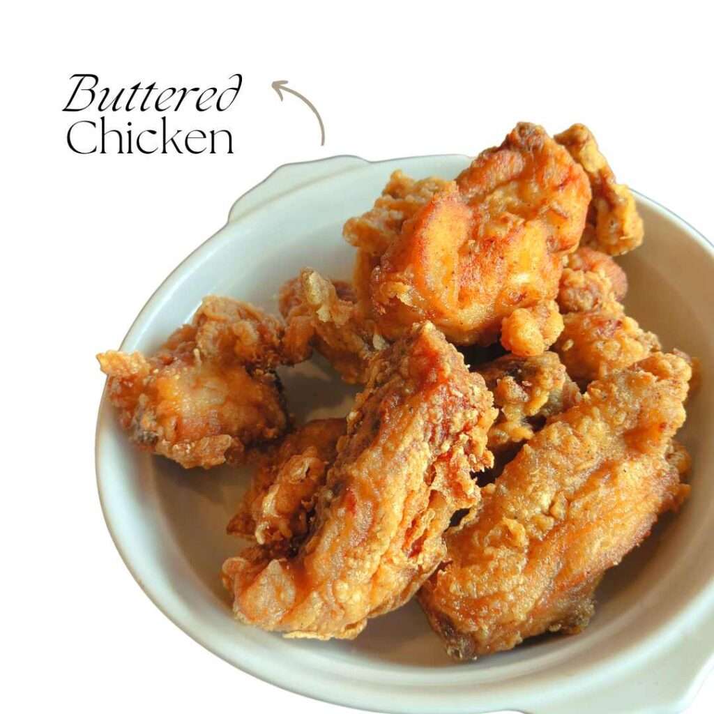 buttered chicken from Bugoy;s seafood restaurant
